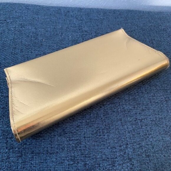 Vintage 70s Disco Shiny GOLD Glitter Sequin Clutch Purse Handbag - Picture 4 of 12